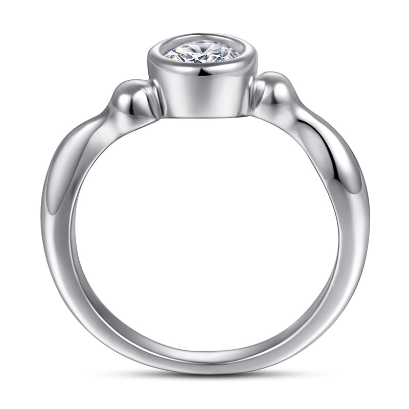 S925 Sterling Silver CZ Ring – Modern Geometric Jewelry for Women