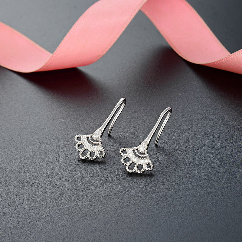 S925 Sterling Silver Geometric Drop Earrings - European & American Style Minimalist Dangle Earrings for Women