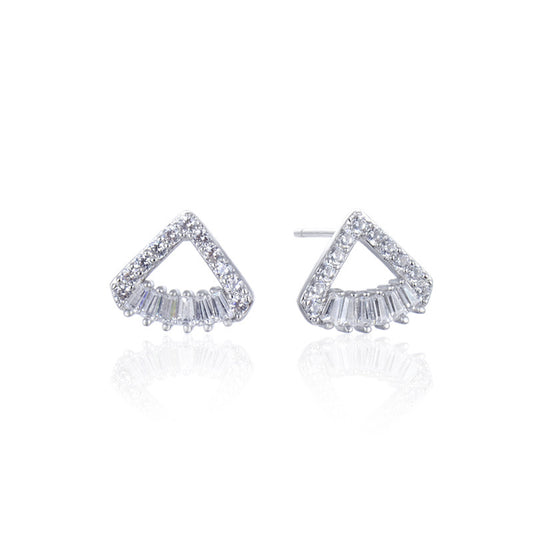 S925 Sterling Silver Gold-Plated Fortune Toad Stud Earrings - 2g Elegant OL Style with Plastic Ear Backs, Chinese Motif