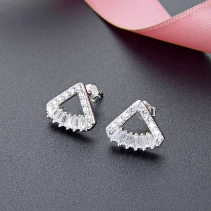 S925 Sterling Silver Gold-Plated Fortune Toad Stud Earrings - 2g Elegant OL Style with Plastic Ear Backs, Chinese Motif