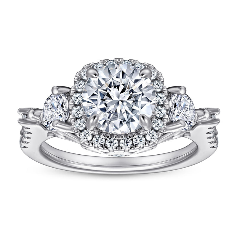 S925 Sterling Silver Heart-Shaped Zirconia Ring – Elegant Simulated Diamond Ring for Women