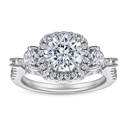 S925 Sterling Silver Heart-Shaped Zirconia Ring – Elegant Simulated Diamond Ring for Women