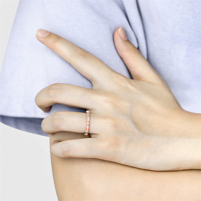 S925 Sterling Silver Interlocking Leaf Ring Set - Nature-Inspired Stackable Wedding Jewelry