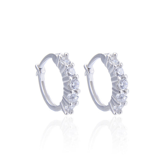 S925 Sterling Silver Lucky Toad Ear Cuffs - Wealth Symbol Earrings with CZ Stones for Women