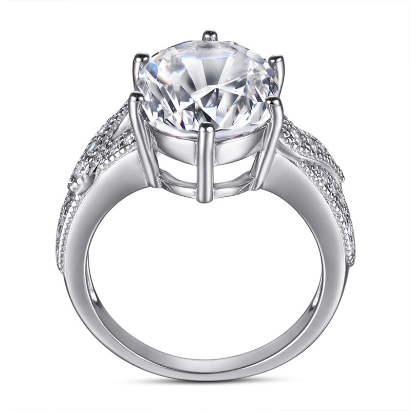 S925 Sterling Silver Marquise Ring - Unique Geometric Jewelry for Women