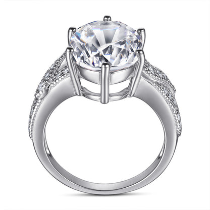 S925 Sterling Silver Marquise Ring - Unique Geometric Jewelry for Women