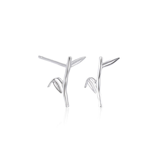 S925 Sterling Silver Money Toad Stud Earrings - Minimalist Chinese Lucky Charm Earrings