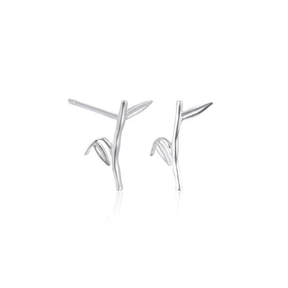 S925 Sterling Silver Money Toad Stud Earrings - Minimalist Chinese Lucky Charm Earrings
