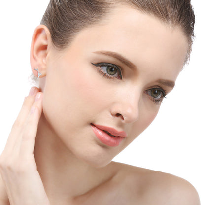 S925 Sterling Silver Money Toad Stud Earrings - Minimalist Chinese Lucky Charm Earrings