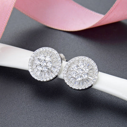 S925 Sterling Silver Money Toad Stud Earrings - Vintage Chinese Lucky Charm Earrings with CZ