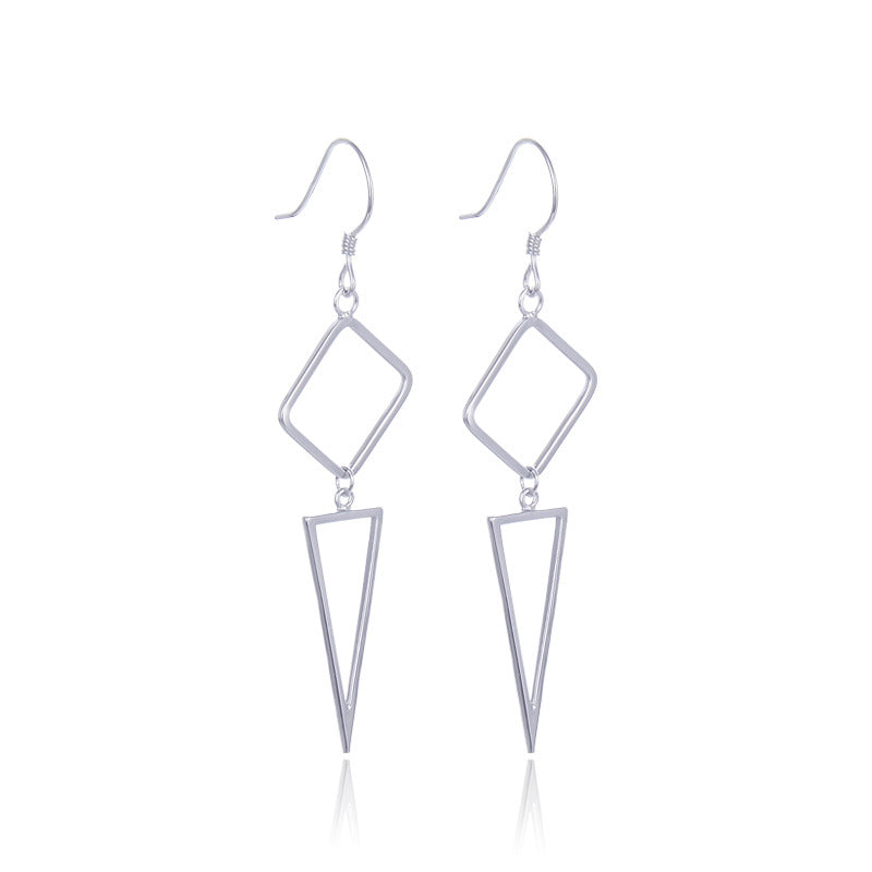 S925 Sterling Silver Orange Slice Hoop Earrings - Playful Fruit Dangle Earrings for Women