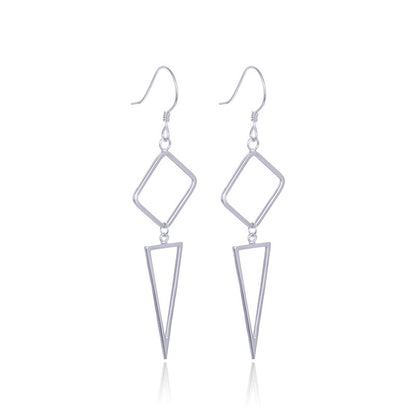 S925 Sterling Silver Orange Slice Hoop Earrings - Playful Fruit Dangle Earrings for Women