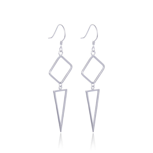 S925 Sterling Silver Orange Slice Hoop Earrings - Playful Fruit Dangle Earrings for Women