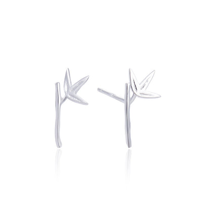 S925 Sterling Silver Plated Money Toad Stud Earrings - Minimalist Chinese Lucky Charm Earrings with Plastic Backs (0.7g)
