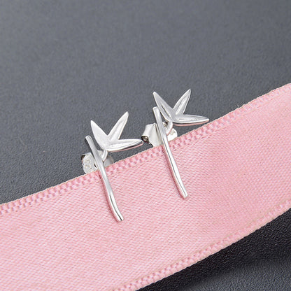 S925 Sterling Silver Plated Money Toad Stud Earrings - Minimalist Chinese Lucky Charm Earrings with Plastic Backs (0.7g)