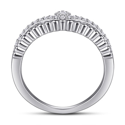 S925 Sterling Silver Stackable Ring – Gold Plated Wedding Band & Fashion Jewelry