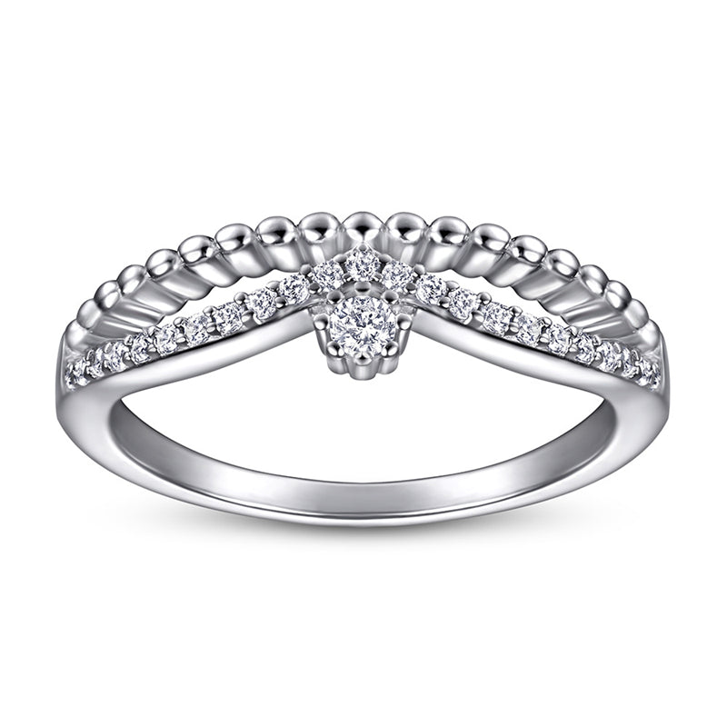 S925 Sterling Silver Stackable Ring – Gold Plated Wedding Band & Fashion Jewelry