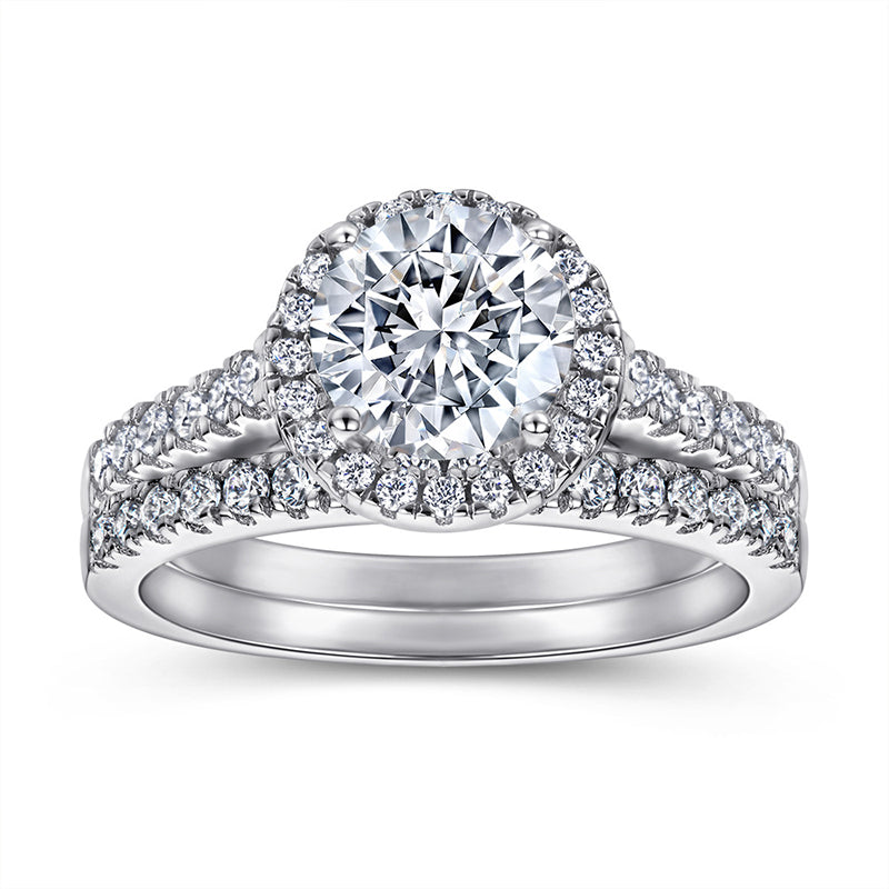 S925 Sterling Silver Stackable Rings Set for Women - Minimalist Geometric Zirconia Jewelry