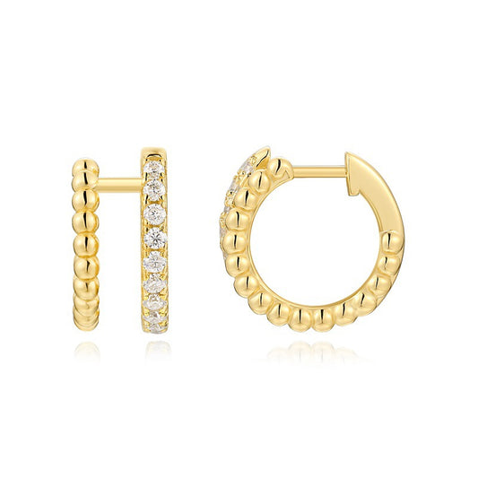 Timeless Geometric Moissanite Earrings for Women