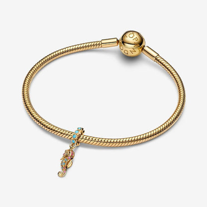 14k Gold Seahorse Charm