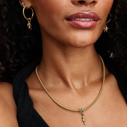 14k Gold Seahorse Charm