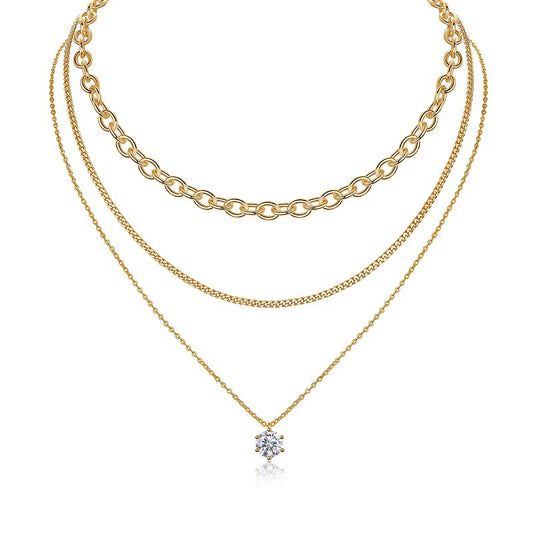 Sleek Women's Sterling Silver Necklace for Fashionable Looks