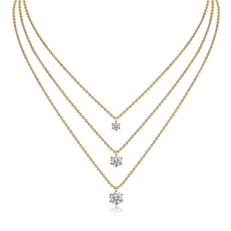 Sleek Women's Sterling Silver Necklace for Fashionable Looks