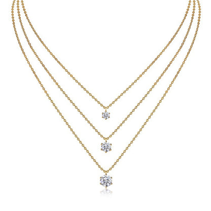 Sleek Women's Sterling Silver Necklace for Fashionable Looks