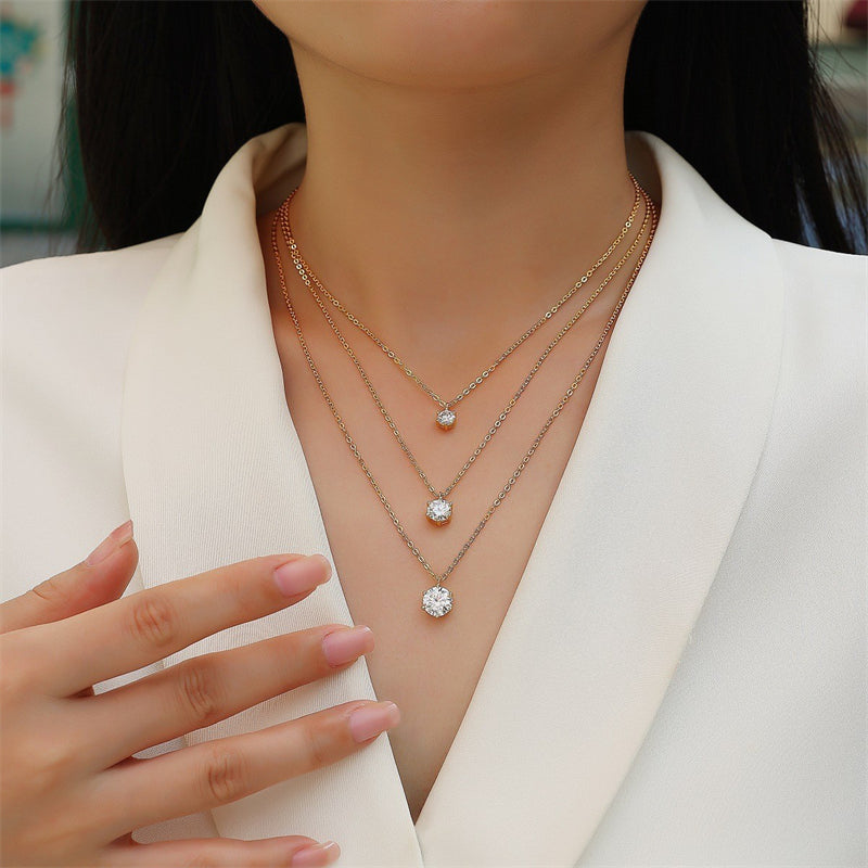 Sleek Women's Sterling Silver Necklace for Fashionable Looks