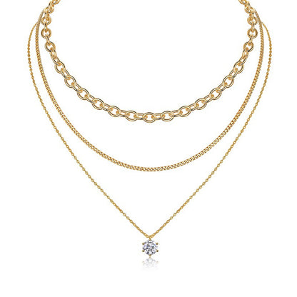 Sleek Women's Sterling Silver Necklace for Fashionable Looks