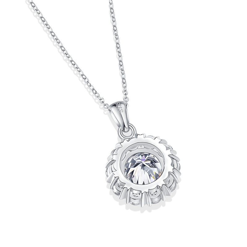 Sophisticated Geometric Snowflake Necklace