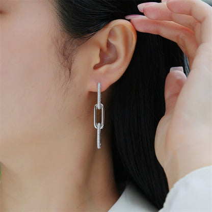 Sophisticated Round Cut Moissanite Earrings for Women