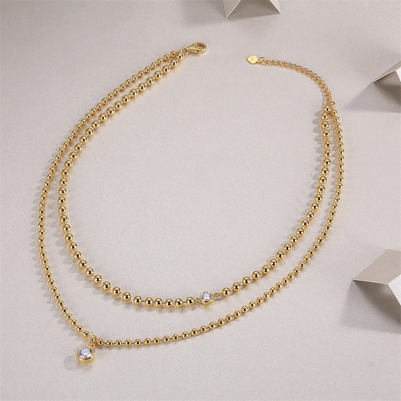 Sophisticated Unisex Geometric Necklace for Unique Style