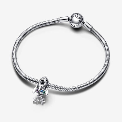 Space Love Rocket Charm