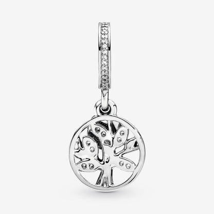 Sparkling Family Tree Dangle Charm