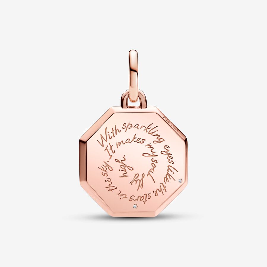 Sparkling Eyes Medallion Charm