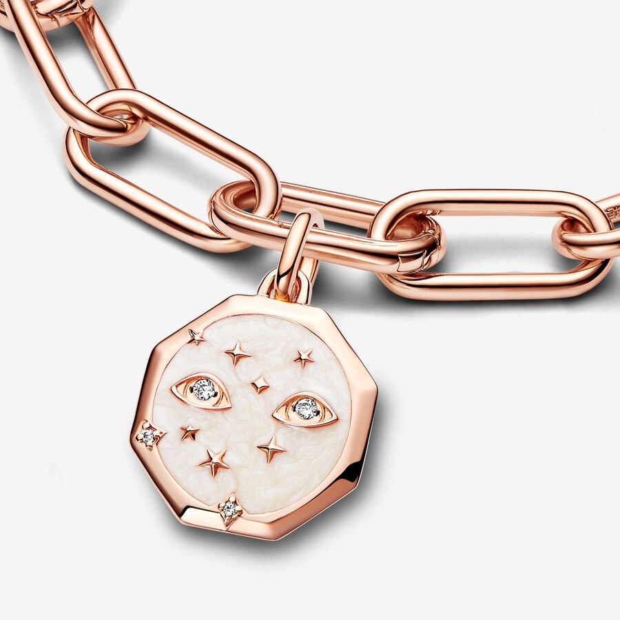 Sparkling Eyes Medallion Charm