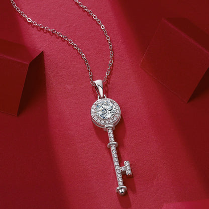Stylish Geometric Key Necklace for Women