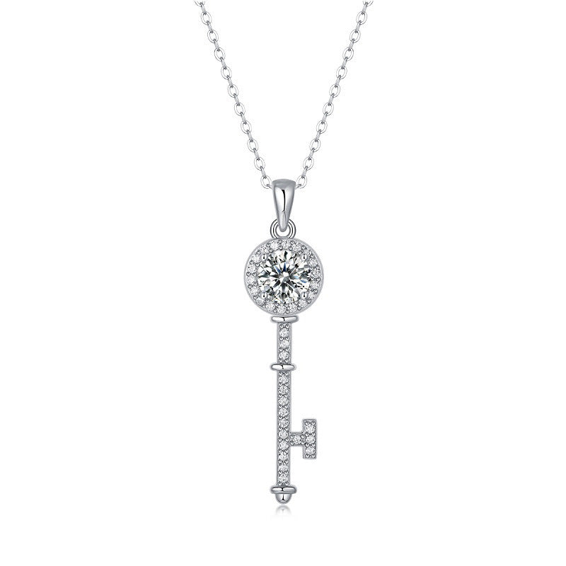 Stylish Geometric Key Necklace for Women