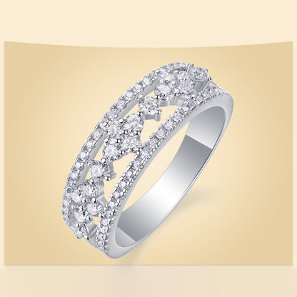 Stylish Round Shape Diamond Ring