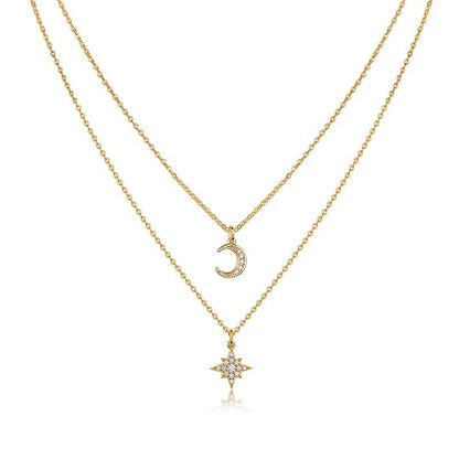 Stylish Unisex Moissanite Necklace with O-Link Chain Design