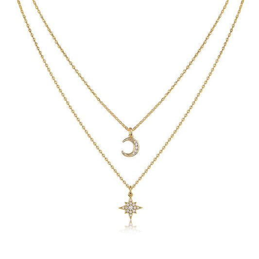 Stylish Unisex Moissanite Necklace with O-Link Chain Design