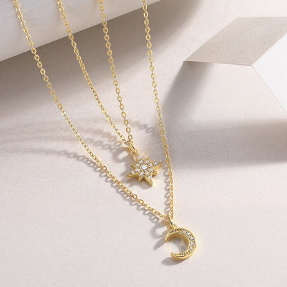 Stylish Unisex Moissanite Necklace with O-Link Chain Design