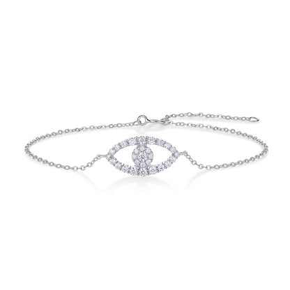 Stylish Women's Moissanite Bracelet with Geometric Design