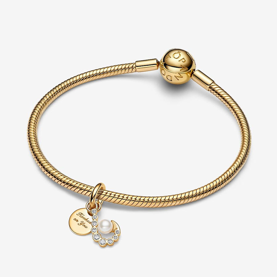 14k Gold Sunrise Medallion Charm