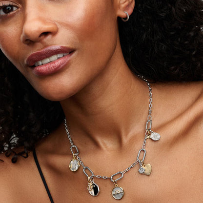 14K Gold Sunrise Medallion Charm