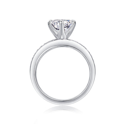 Timeless Geometric Moissanite Band for Women and Men