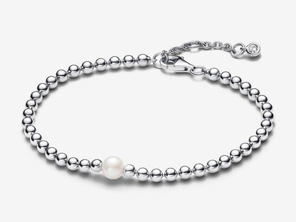 Treated Freshwater Cultured Pearl & Beads Bracelet