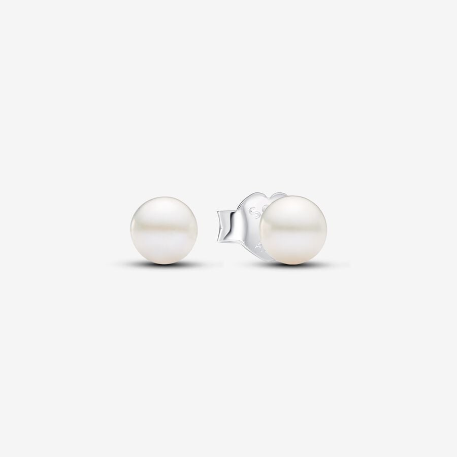 Treated Freshwater Cultured Pearl 7mm Stud Earrings