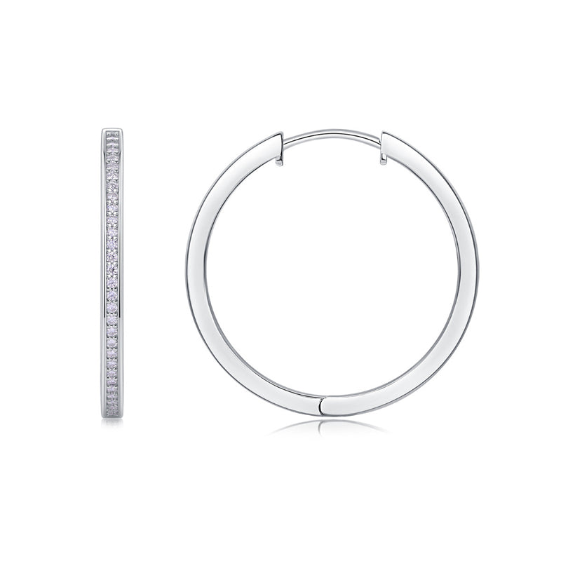 Trendy Round Moissanite Earrings for Women